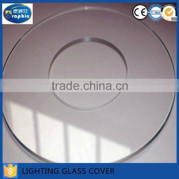 Shape Customized Led Panel Thermal Heat Glass Lamp Cover Decorative Lighting photo-3