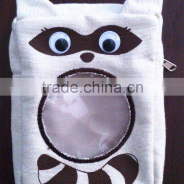Cute Animal Style Cotton Material Coin Bag