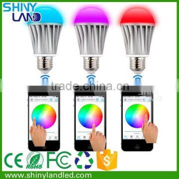 WiFi led bulb Smartphone Controlled Bluetooth LED Smart lighting                        
                                                Quality Choice