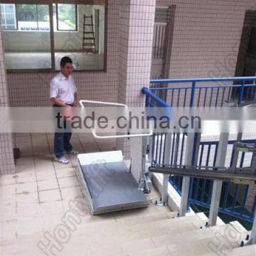 Adjustment Straight Inclined Wheelchair Platform Lift photo-4