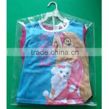 2016 Barbie Children sleepwear/pajamas baby clothing