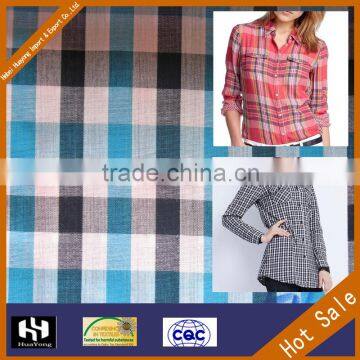 fashion 100% pure cotton yarn dyed check shirt fabric                        
                                                                                Supplier's Choice