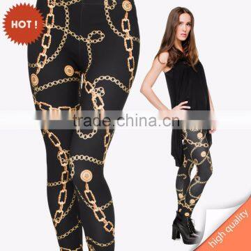 2015 latest top selling free size ready stock work out style custom printed lycra leggings