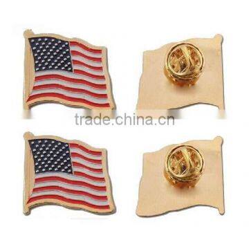 high quality souvenir dia struck usa metal country flag pin