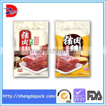 BPA free color print food zipper plastic bag