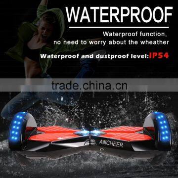 2016 hot 8 inch bluetooth 2 wheel self balancing electric scooter hoverboard with LG battery Ancheer EU plug AM002730