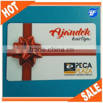 Nice printing plastic barcode gift card for promotion activity