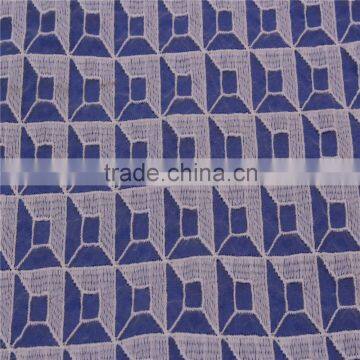 Breathable Embroidered Organza Tulled Lace Fabrics photo-4