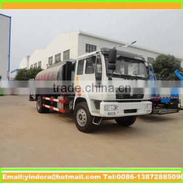 New design sino truck 8000 litres truck mounted bitumen sprayer