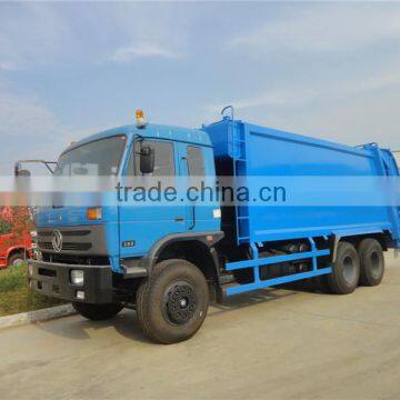 18 cubic meters dongfeng 6*4 garbage compactor truck for sale