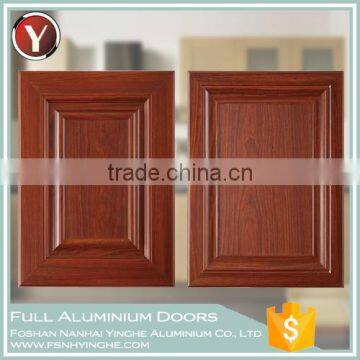 Wood Grain Eco-friendly Cabinet aluminium Kitchen Door