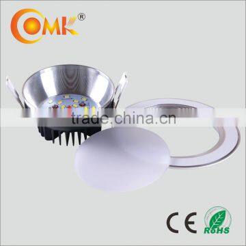 192*60MM 5W/7W/9W/12W/15W aluminum round led Downlight