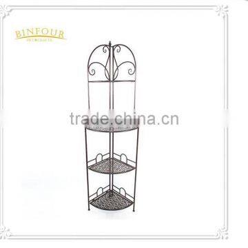 2016 New Arrival iron 4 tier metal display shelf