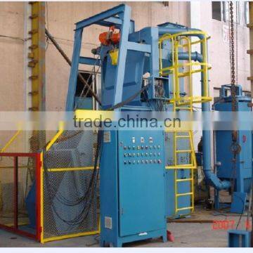 auto loading and unloading bucket sand blasting equipment