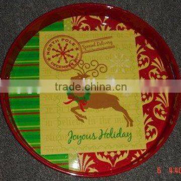 Round Plastic tray