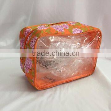 Promotional Cheap Clear PVC Cosmetic pouch bag
