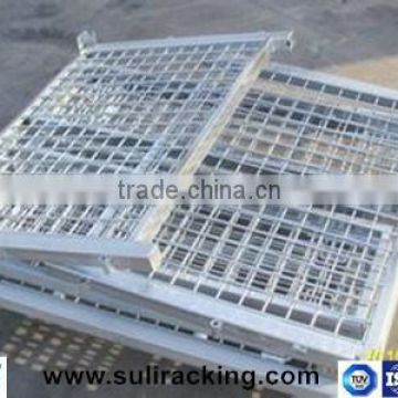 High quality storage cage metal box wire mesh container