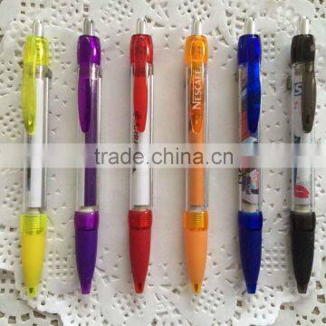 Hot sale Cheap promotional adverting banner pen