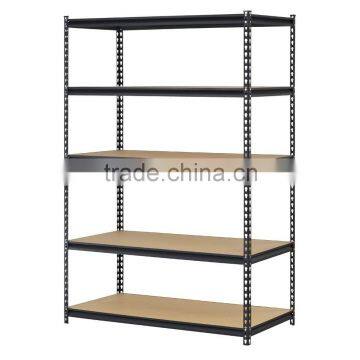 5 Tire Metal Iron Storage Rack Storage Rack Shelves with Wooden Storage Shelf Rack