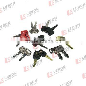 LB-A6018 Excavator Ignition Switch Key For Earth Heavy Machinery