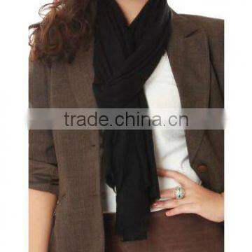 Nepali Pashmina Cashmere Shawl (Black)