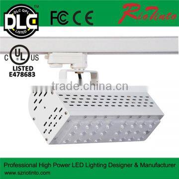 high lumen 120lm/w led track spot light,ip67 Meanwell Driver 70w led track light for track led lighting