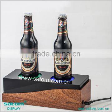 Brand Promotion Antique Wood Basement Bottle Display Stand