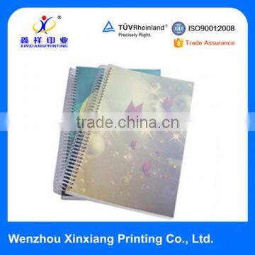 Decoration cover of printed eco recycled paper notebook
