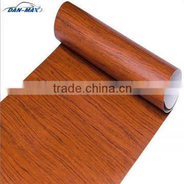 color change film with bubbles free wood grain sticker for car wrap