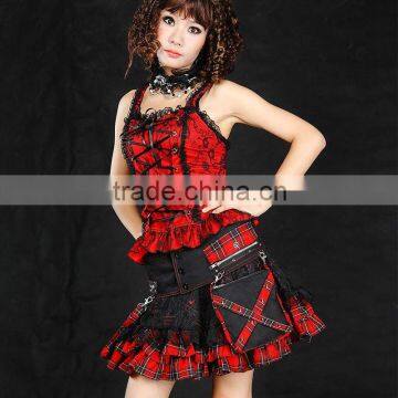 Cotton Black Lace Lolita Skirt 61097