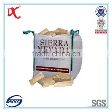 China pp woven 1000kg bulk big bag firewood air bag sack