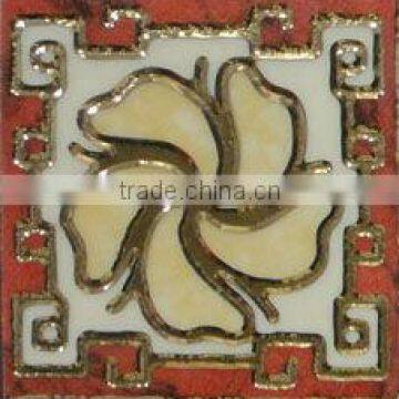 Polished Golden Decoration 100x100mm photo-2