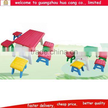 Plastic cheap high quality mating table and chair for room school daycare