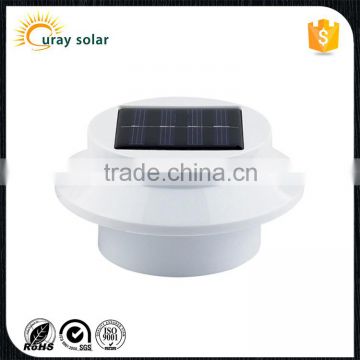 outdoor garden yard wall solar gutter light