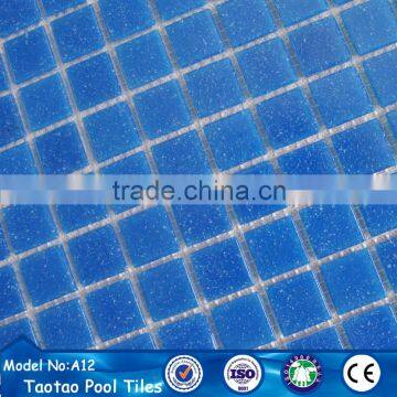 20x20 25x25 Swimming Pool Mosaic Blue Blue Cobalt Mixed Tiles photo-5