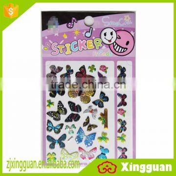 XG1006 self-adhesive glitter 3d foam sticker