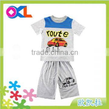 2014 newest design promotional item baby boy summer set