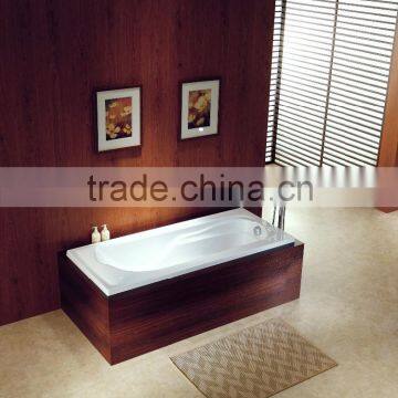 cUPC certified square and full recessed drop in bath tub, bath tub corner, overflow hot tub