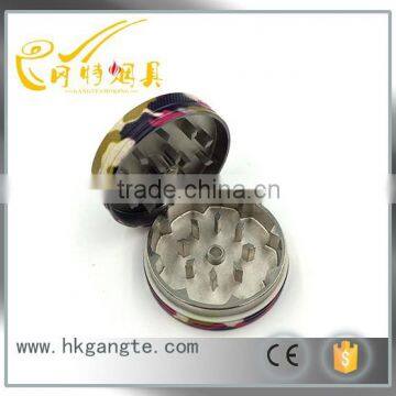 hot 2 layers round metal herb grinder