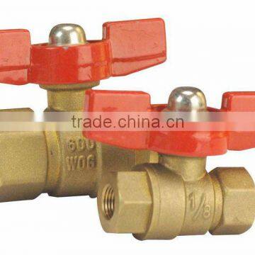 MINI T Handle Brass Ball Valve