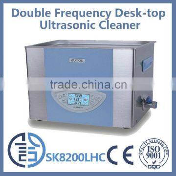 Desk-top Double Frequencies laboratory large industry ultrasonic cleaner ce