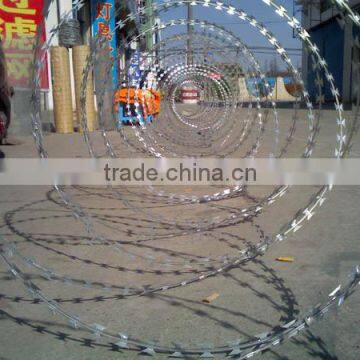 High Safety Low Price Razor Barded Wire Mesh / Hebei Manufacturer BTO-22 Razor Barbed Wire /galvanized & PVC Coated Razor Barbed photo-6