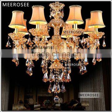 Modern Crystal chandelier light Amber Color Crystal Lighting Glass Lamp free shipping MD8221A