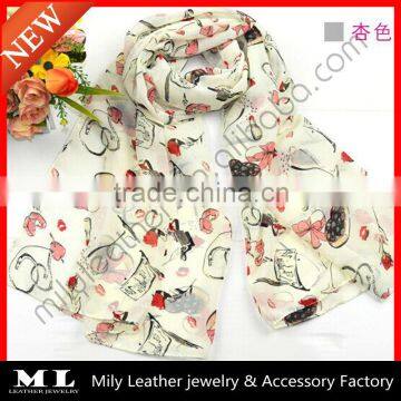 Fashionable wine glass bandana scarf wholesale