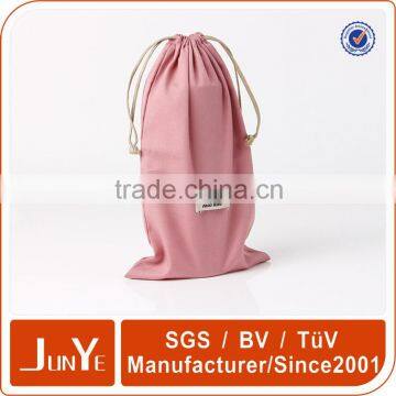 Custom Size Nylon Drawstring Pouch Packaging Glass Bottle photo-4