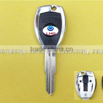 Replacement remote left blade transponder key case for Toyota 3 buttons key