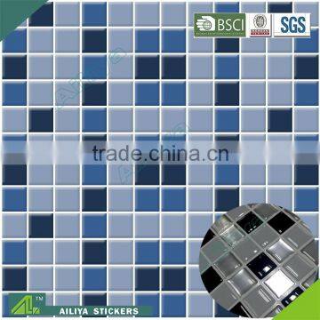 BSCI factory audit eco-friendly UV printing crystal custom kitchen vinyl tile stickers