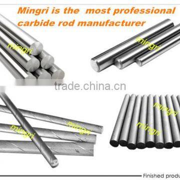 ground/polished tungsten carbide round bars for making drills and end mills