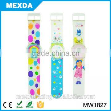 High quality hot promotion plastic cartoon children watch