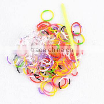 Wholease loom bands wholesale colorful diy loom band diy rubber loom band Custom OEM